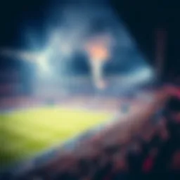 Vibrant stadium atmosphere during a match in Reykjavik